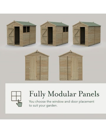 4LIFE Apex Shed 4x6 - Single Door - No Windows (Home Delivery)