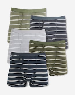 5 Pack Stripe A-Front Boxers