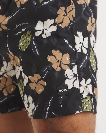 BOSS Piranha Printed Swim Short