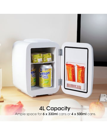 Abode Retro A4CLR201W Mini Cooler and Warmer - White