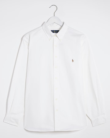 Polo Ralph Lauren White Classic Fit Long Sleeve Oxford Shirt