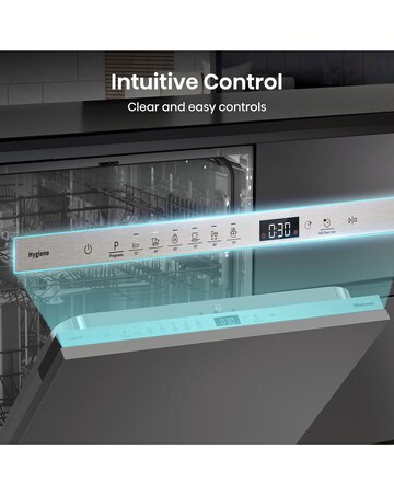 Hisense HV642E90UK Fully Integrated Full Size Dishwasher 13 Place Settings White