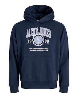 Jack & Jones Mako Sweat Hood - Sky