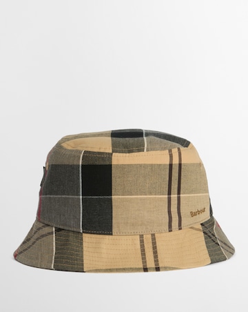 Barbour Telfield Tartan Bucket Hat - Navy