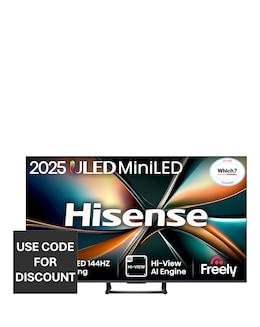 Hisense 65U7QTUK 65in Mini-LED 4K Ultra HD HDR Smart TV