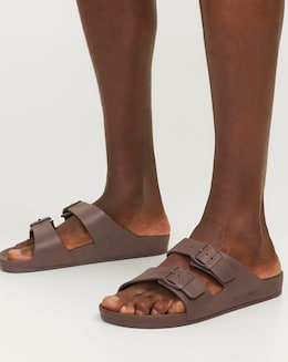 Jack &amp; Jones Croxton Moulded Sandal - Coffee