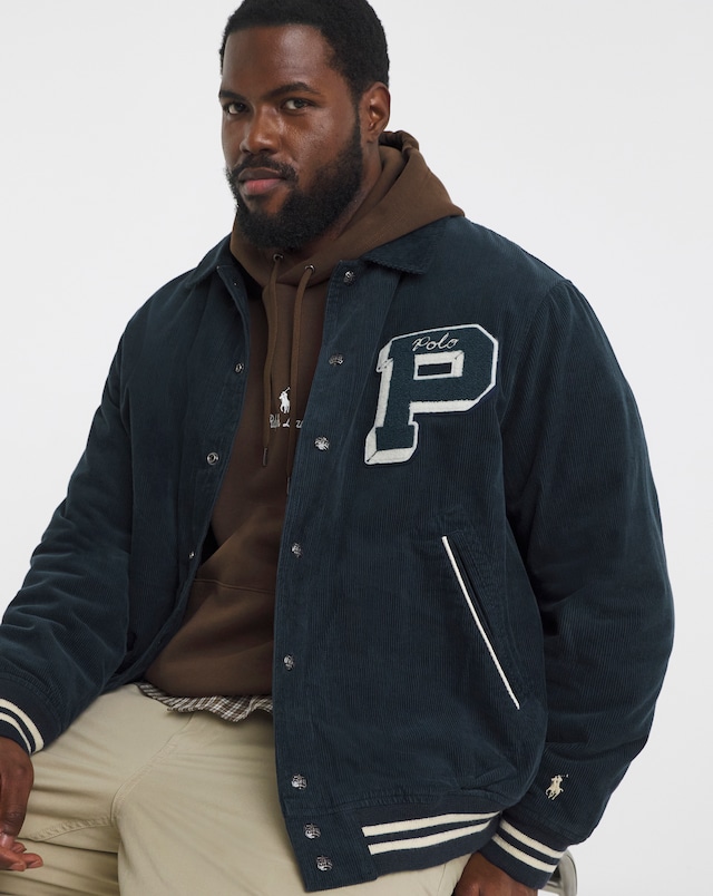 Polo Ralph Lauren Cord Varsity Jacket - Navy