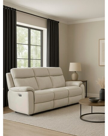 Aspire Kingsmere Leather Power Recliner 3 Seater