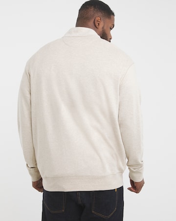 Polo Ralph Lauren 1/4 Zip Sweat Top - Beige