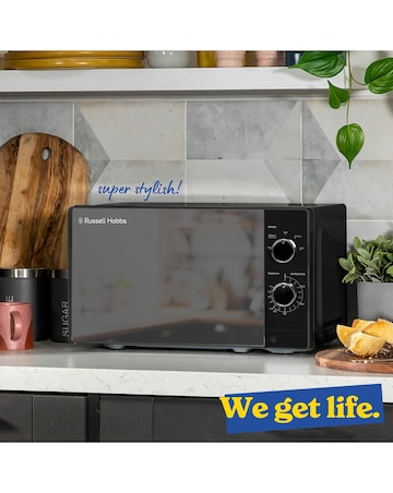 Russell Hobbs RHM2027B 20L Black Manual Microwave
