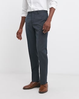 Navy Hank Regular Fit Tonic Suit Trousers