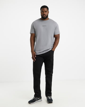 Jack & Jones Mine Back Graphic T-Shirt - Grey