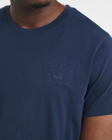 Levi's Short Sleeve Chest Graphic T-Shirt - Navy