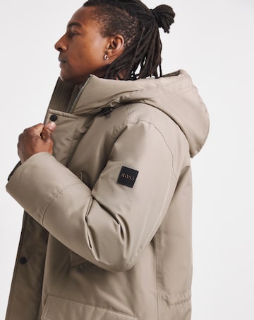 BOSS Padded Parka - Beige