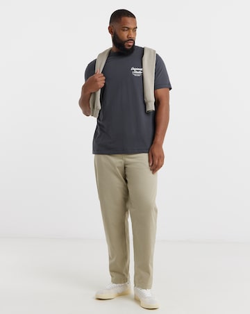 Jack & Jones Norrebro Back Graphic T-Shrt - Grey