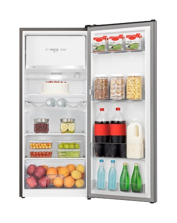 Hisense RR220D4BDE 52cm 1 Door Fridge with Ice box, Silver
