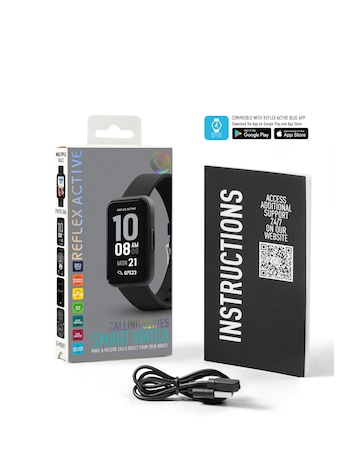 Reflex Active Series 49 Smart Calling Watch - Black