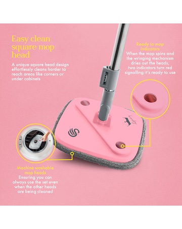 Swan SWFC1002QOCN Lynsey Queen Of Clean Turbo Spin Mop