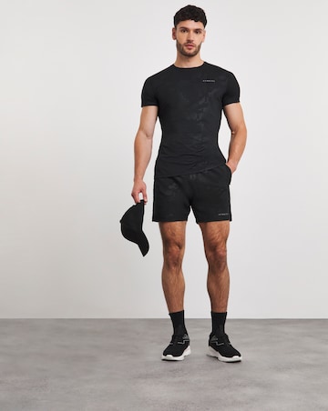 Gym King Debossed Camo Shorts