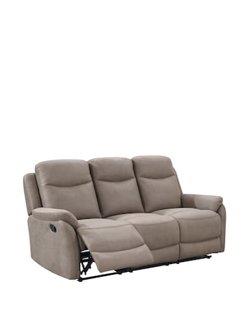 Aspull Manual Recliner 3 Seater Sofa