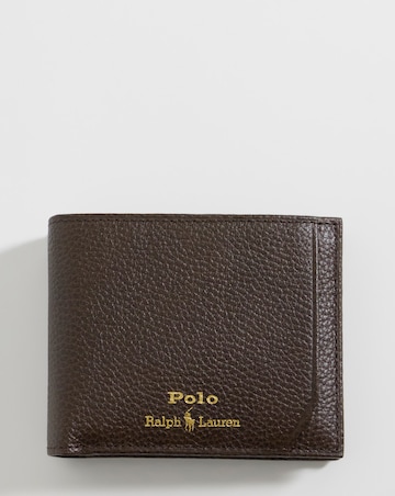 Polo Ralph Lauren Leather Wallet & Keyring Gift Set - Brown