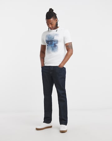 Calvin Klein Layered Photo Print T-Shirt - White