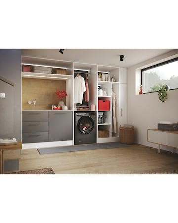 Hoover H-WASH 350 H3WPS4146TAMBR80 14kg, Washing Machine, Graphite + install