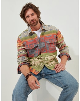 Joe Browns Aztec Long Length Overshirt