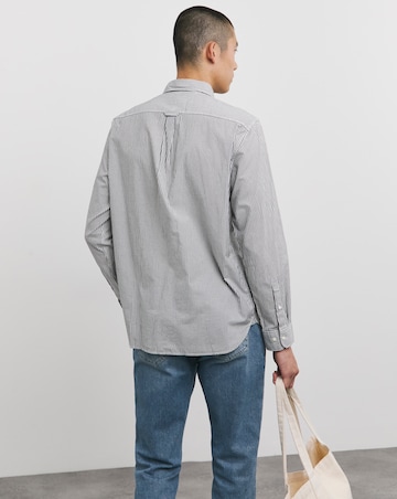 Tommy Hilfiger Navy Easy Stripe Long Sleeve Shirt