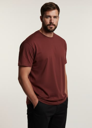 Pure Cotton Crew Neck T-Shirt Long Length-Port
