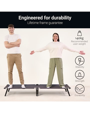 Jay-Be Lite Folding Bed with Mattress - Single