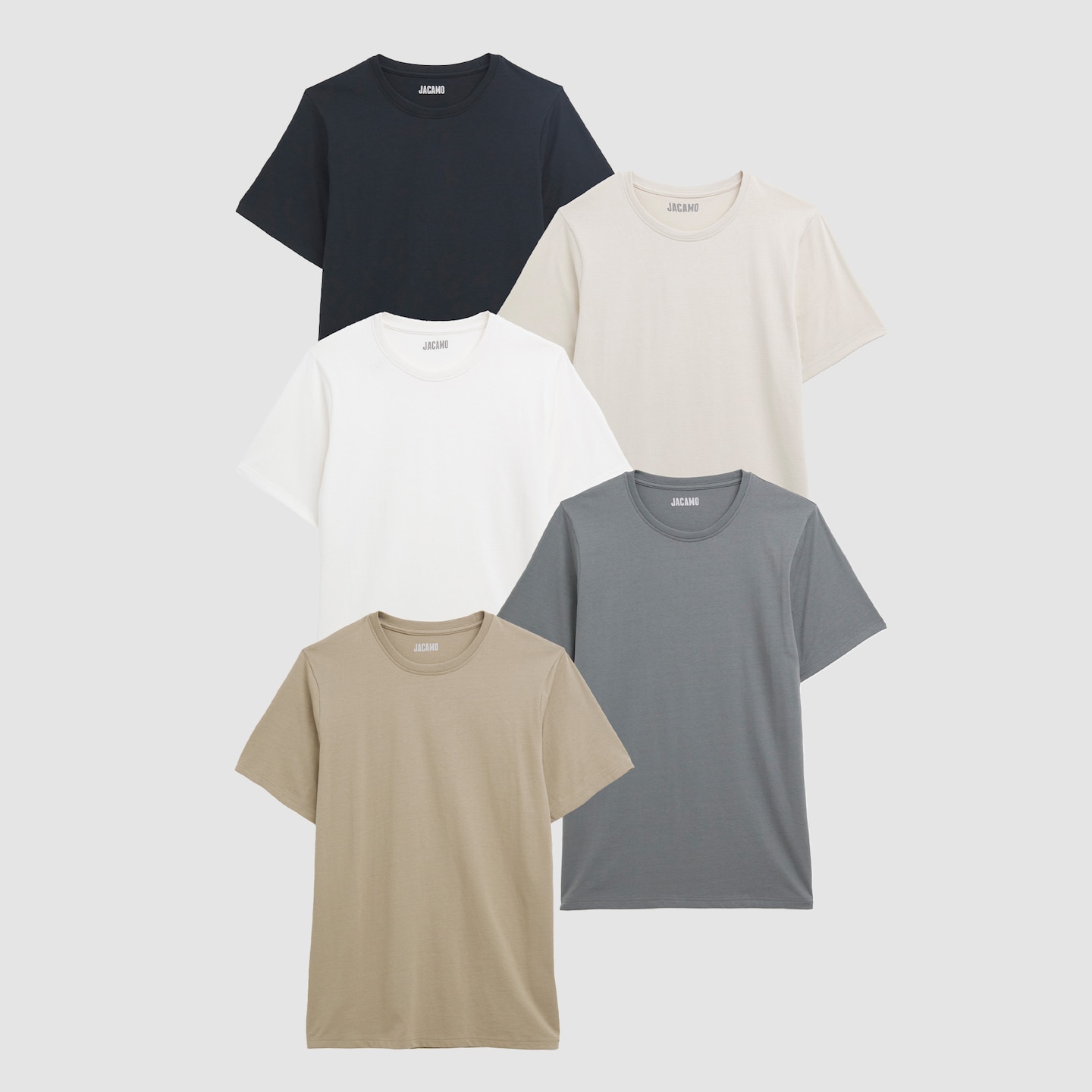 Multipack of basic everyday t-shirts