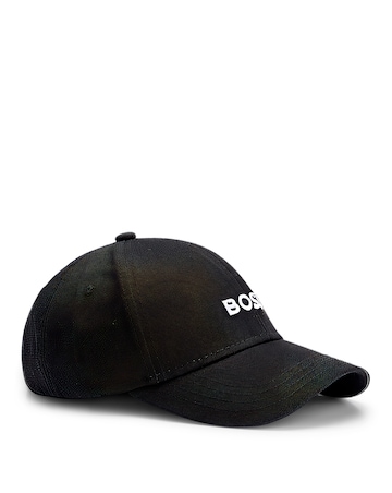Boss Cotton Twill Logo Cap in Black