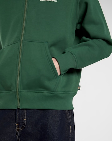 Dickies Bolivar Zip Through Hoodie - Pine