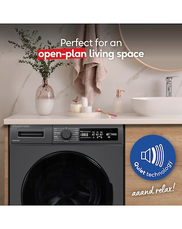 Russell Hobbs 8KG/1400RPM Washing Machine - Anthracite