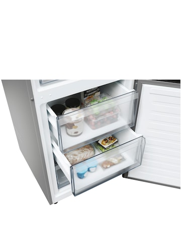 HOOVER HONCQ2T618EXK 60 x 185cm Refrigerator (Silver)