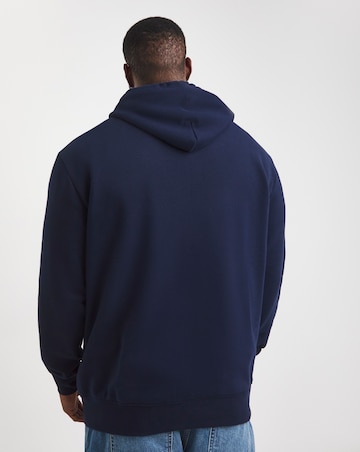Polo Ralph Lauren Navy Arch Varsity Logo Hoodie