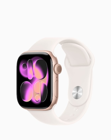 Apple Watch Series 11 GPS 42mm -Light Blush Sport Band - S/M