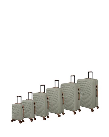 IT Luggage Convertible 6pc Suitcase Set with Removable Wheels