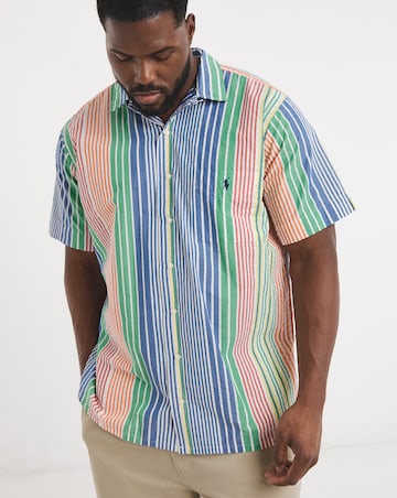 Polo Ralph Lauren Short Sleeve Stripe Seersucker Shirt - Multi