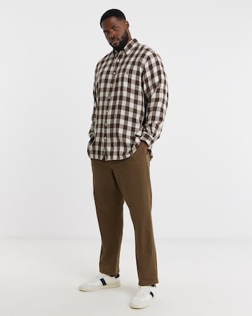 Polo Ralph Lauren Long Sleeve Brushed Check Shirt - Brown