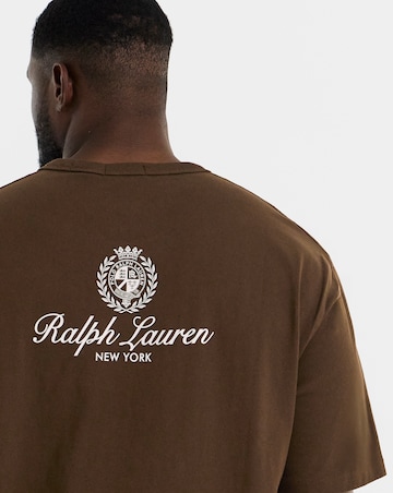 Polo Ralph Lauren Short Sleeve Back Graphic T-Shirt - Brown