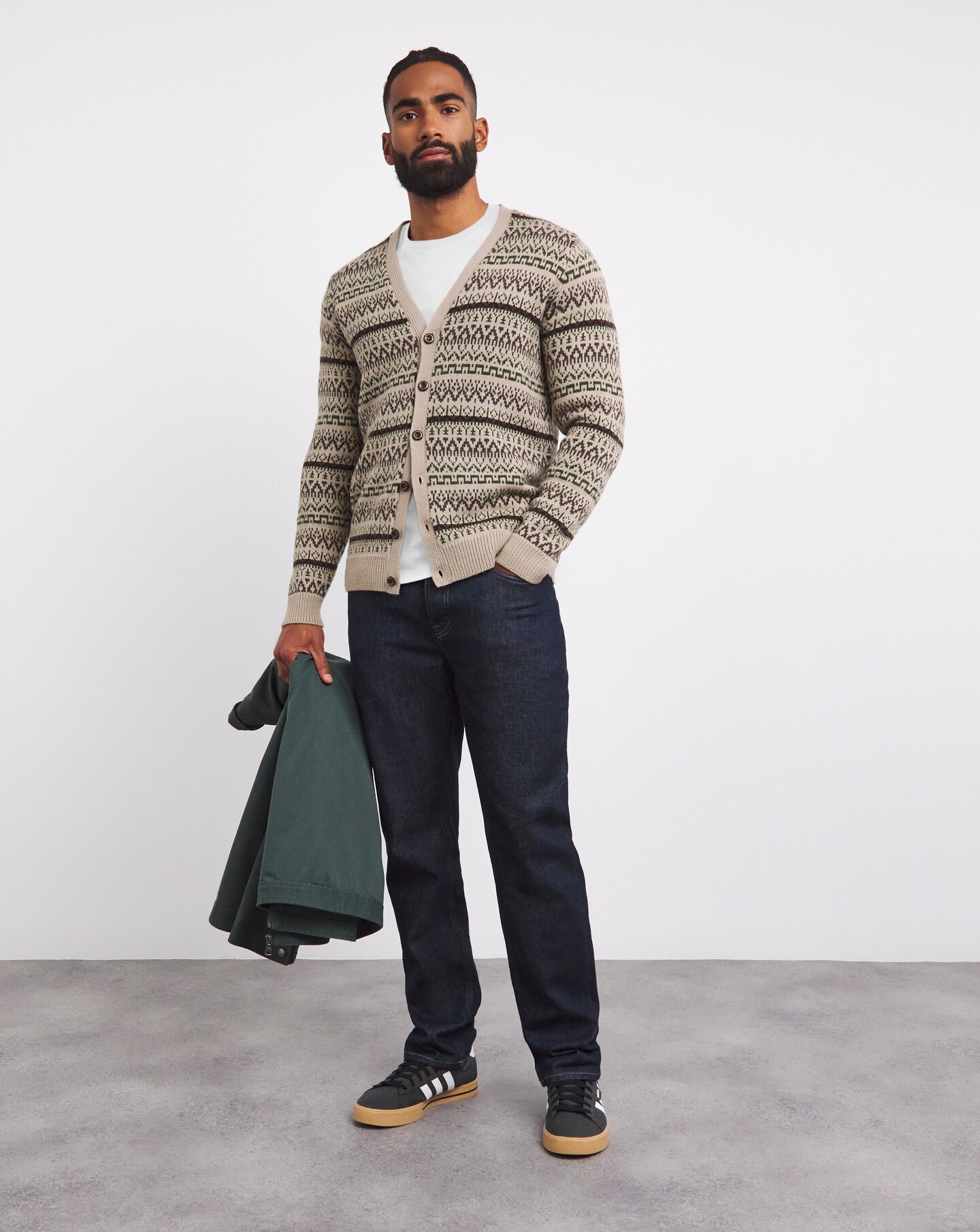 neutral cardigan