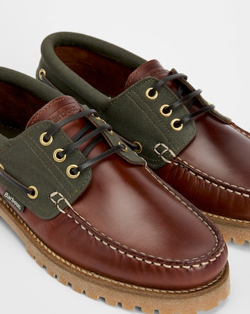Barbour Deck Boat Shoe - Mahogany
