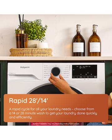 Hotpoint HP 124A CARE UK Fabric Care Washing Machine - White