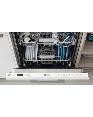 Indesit D2IHD526UK Fully Integrated Full Size Dishwasher 14 Place Settings White
