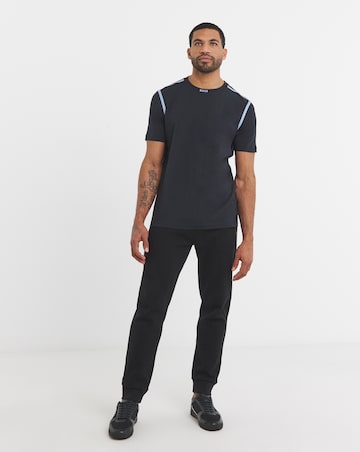 BOSS Short Sleeve Tape T-Shirt - Dark Blue