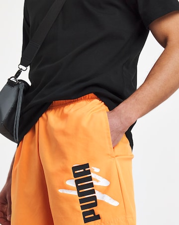 PUMA Essentials Logo Lab Woven 5" Shorts