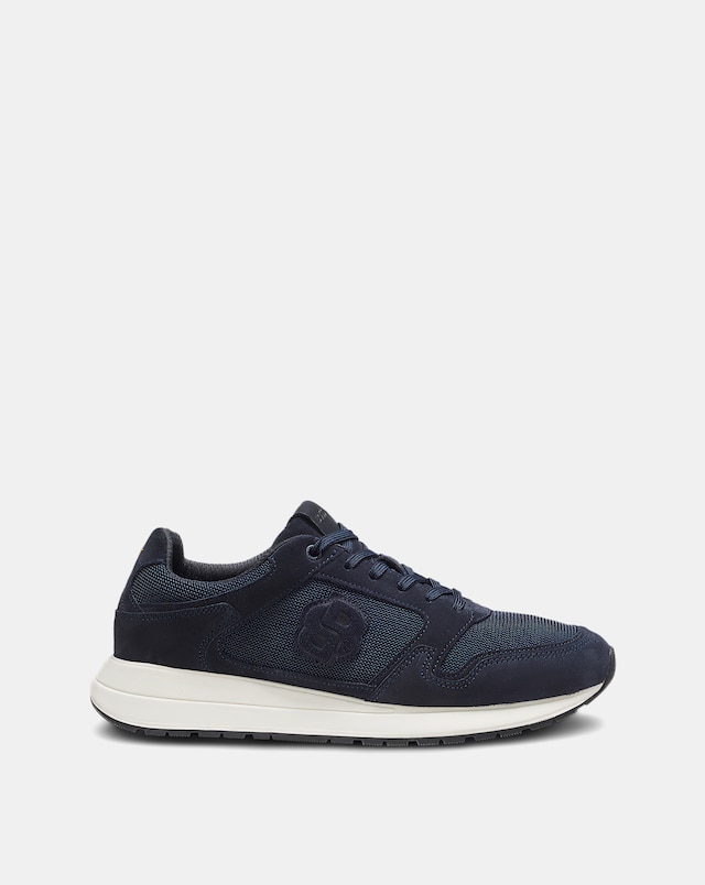 BOSS Vinston Runner Trainers - Navy
