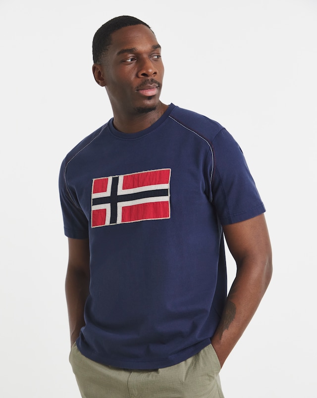 Napapijri Reflect Short Sleeve T-Shirt - Navy